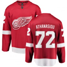 Youth Fanatics Branded Detroit Red Wings Andreas Athanasiou Red Home Jersey - Breakaway