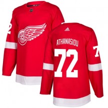 Men's Adidas Detroit Red Wings Andreas Athanasiou Red Home Jersey - Premier
