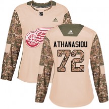 Women's Adidas Detroit Red Wings Andreas Athanasiou White Away Jersey - Premier