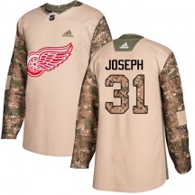 Youth Adidas Detroit Red Wings Curtis Joseph White Away Jersey - Premier