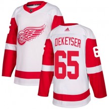 Youth Adidas Detroit Red Wings Danny DeKeyser White Away Jersey - Authentic