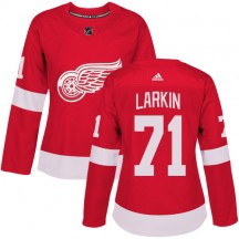 Women's Adidas Detroit Red Wings Dylan Larkin Red Home Jersey - Authentic