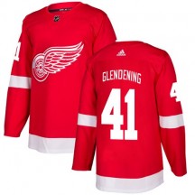 Youth Adidas Detroit Red Wings Luke Glendening Red Home Jersey - Authentic