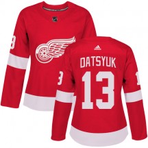 Women's Adidas Detroit Red Wings Pavel Datsyuk Red Home Jersey - Authentic