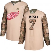 Men's Adidas Detroit Red Wings Ted Lindsay White Away Jersey - Premier