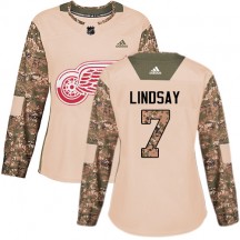 Women's Adidas Detroit Red Wings Ted Lindsay White Away Jersey - Premier