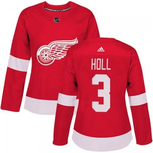 Women's Adidas Detroit Red Wings Justin Holl Red Home Jersey - Authentic
