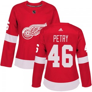 Women's Adidas Detroit Red Wings Jeff Petry Red Home Jersey - Authentic