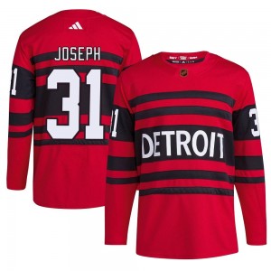 Youth Adidas Detroit Red Wings Curtis Joseph Red Reverse Retro 2.0 Jersey - Authentic