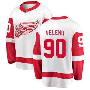 Men's Fanatics Branded Detroit Red Wings Joe Veleno White Away Jersey - Breakaway