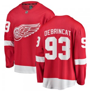Men's Fanatics Branded Detroit Red Wings Alex DeBrincat Red Home Jersey - Breakaway