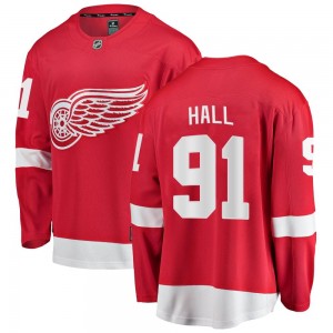 Men's Fanatics Branded Detroit Red Wings Curtis Hall Red Home Jersey - Breakaway