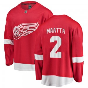 Men's Fanatics Branded Detroit Red Wings Olli Maatta Red Home Jersey - Breakaway