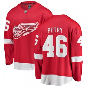 Men's Fanatics Branded Detroit Red Wings Jeff Petry Red Home Jersey - Breakaway