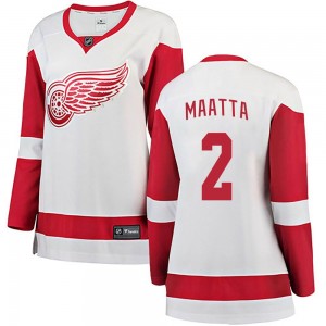 Women's Fanatics Branded Detroit Red Wings Olli Maatta White Away Jersey - Breakaway