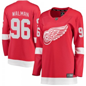 Women's Fanatics Branded Detroit Red Wings Jake Walman Red Home Jersey - Breakaway