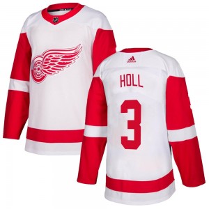 Youth Adidas Detroit Red Wings Justin Holl White Jersey - Authentic