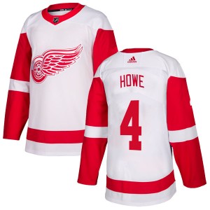 Youth Adidas Detroit Red Wings Mark Howe White Jersey - Authentic