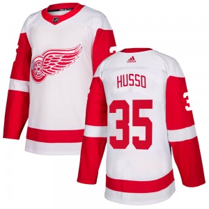 Youth Adidas Detroit Red Wings Ville Husso White Jersey - Authentic
