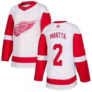 Youth Adidas Detroit Red Wings Olli Maatta White Jersey - Authentic