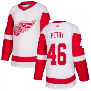 Youth Adidas Detroit Red Wings Jeff Petry White Jersey - Authentic