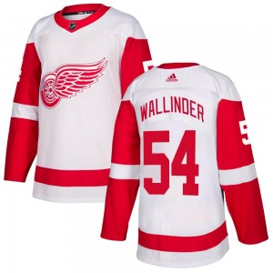 Youth Adidas Detroit Red Wings William Wallinder White Jersey - Authentic
