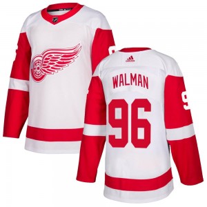 Youth Adidas Detroit Red Wings Jake Walman White Jersey - Authentic