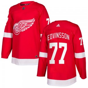 Youth Adidas Detroit Red Wings Simon Edvinsson Red Home Jersey - Authentic