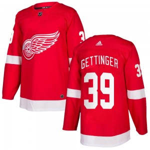 Youth Adidas Detroit Red Wings Tim Gettinger Red Home Jersey - Authentic