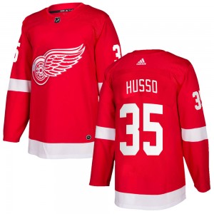 Youth Adidas Detroit Red Wings Ville Husso Red Home Jersey - Authentic