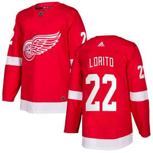 Youth Adidas Detroit Red Wings Matthew Lorito Red Home Jersey - Authentic