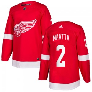 Youth Adidas Detroit Red Wings Olli Maatta Red Home Jersey - Authentic