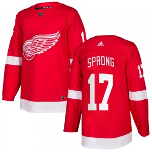 Youth Adidas Detroit Red Wings Daniel Sprong Red Home Jersey - Authentic