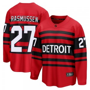 Youth Fanatics Branded Detroit Red Wings Michael Rasmussen Red Special Edition 2.0 Jersey - Breakaway