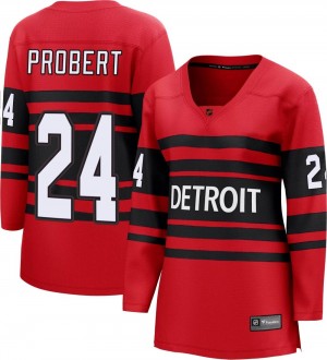 Women's Fanatics Branded Detroit Red Wings Bob Probert Red Special Edition 2.0 Jersey - Breakaway