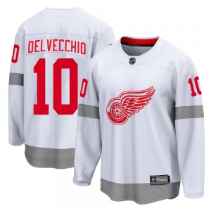 Youth Fanatics Branded Detroit Red Wings Alex Delvecchio White 2020/21 Special Edition Jersey - Breakaway