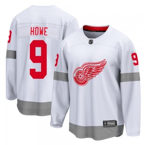Youth Fanatics Branded Detroit Red Wings Gordie Howe White 2020/21 Special Edition Jersey - Breakaway