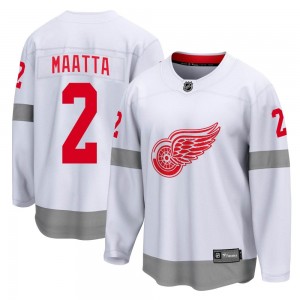 Youth Fanatics Branded Detroit Red Wings Olli Maatta White 2020/21 Special Edition Jersey - Breakaway