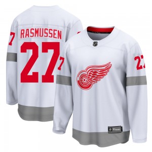 Youth Fanatics Branded Detroit Red Wings Michael Rasmussen White 2020/21 Special Edition Jersey - Breakaway