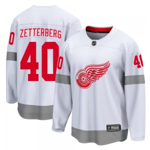 Youth Fanatics Branded Detroit Red Wings Henrik Zetterberg White 2020/21 Special Edition Jersey - Breakaway