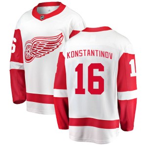 Youth Fanatics Branded Detroit Red Wings Vladimir Konstantinov White Away Jersey - Breakaway