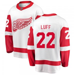 Youth Fanatics Branded Detroit Red Wings Matt Luff White Away Jersey - Breakaway