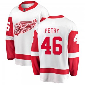 Youth Fanatics Branded Detroit Red Wings Jeff Petry White Away Jersey - Breakaway
