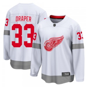 Men's Fanatics Branded Detroit Red Wings Kris Draper White 2020/21 Special Edition Jersey - Breakaway