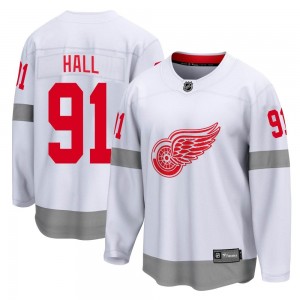 Men's Fanatics Branded Detroit Red Wings Curtis Hall White 2020/21 Special Edition Jersey - Breakaway