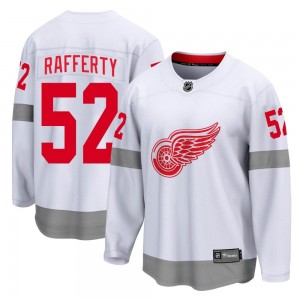 Men's Fanatics Branded Detroit Red Wings Brogan Rafferty White 2020/21 Special Edition Jersey - Breakaway
