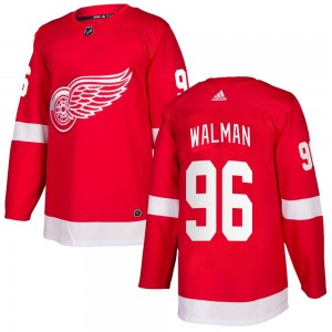 Men's Adidas Detroit Red Wings Jake Walman Red Home Jersey - Authentic