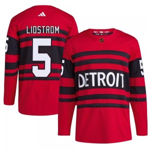 Men's Adidas Detroit Red Wings Nicklas Lidstrom Red Reverse Retro 2.0 Jersey - Authentic