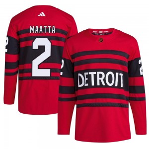 Men's Adidas Detroit Red Wings Olli Maatta Red Reverse Retro 2.0 Jersey - Authentic
