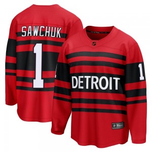 Men's Fanatics Branded Detroit Red Wings Terry Sawchuk Red Special Edition 2.0 Jersey - Breakaway